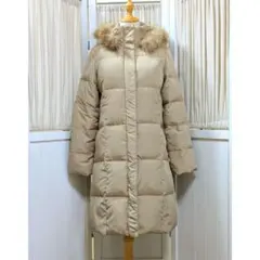 INGNIファー付きベージュダウンジャケットイングダウンコートMサイズ