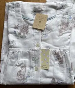 新品 7分袖パジャマ Narue 猫柄ルームウェア M-Lサイズのサムネイル