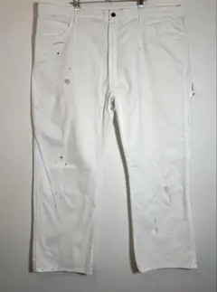 Dickies ディッキーズ W44 ホワイト　ワークパンツ　ペインターパンツ