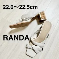 RANDA ステッチトリムミュールサンダルのサムネイル