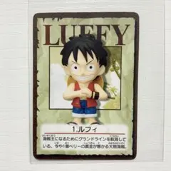 ワンピース 食玩 カード ルフィ5 フィギュアコレクション ワンピースワールド
