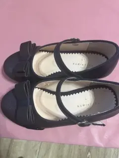 KUMIKYOKU ネイビー フォーマルシューズ　19㎝