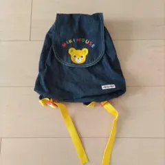 mk様専用 MIKI HOUSE デニムリュック クマ刺繍