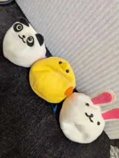 ミニぬいぐるみ 3点セット パンダ ひよこ うさぎのサムネイル