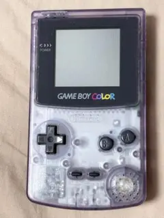 ゲームボーイカラー　本体　クリアパープル　②