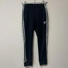 adidas ジャージ　パンツ　ブラック　3本ライン