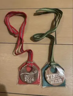 岡山マラソン 完走メダル 2016 2017