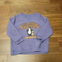 未使用!ヴィンテージ風スエット、裏起毛、130