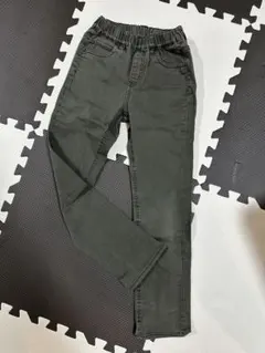 UNIQLO KIDS ロングパンツ カーキ Mサイズのサムネイル