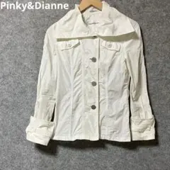Pinky&Dianne ホワイト テーラードジャケット