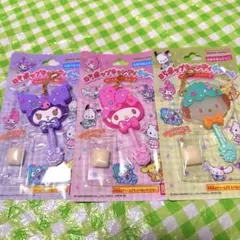 ロリポップキャンディ　ポチャッコ＆クロミ＆マイメロ　チャーム3個セット