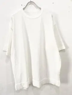 新品　NARU ナルスノーコットン 半袖ニットソー