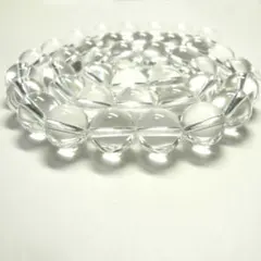 透明感最高の高品質を処分価格で！　　天然水晶１０ｍｍ玉ビーズ一連