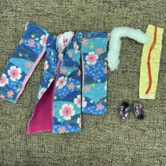 リカちゃん　着物　帯　下駄