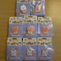 新品未使用　BT21 一番くじ ふっくらラバーチャーム　8点セット
