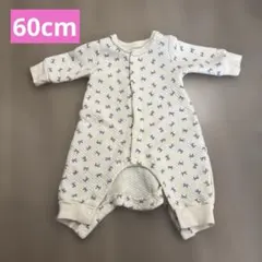 リボン模様ロンパース 60cm