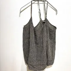 OLD NAVY 【XL】キャミソール 幾何学柄 ブラウン ブラック 個性派