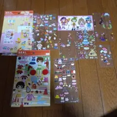 着せ替えシールいろいろ平成レトロ
