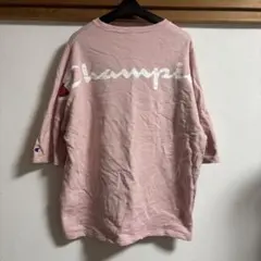 Champion ピンク ロゴ Tシャツ 半袖のサムネイル