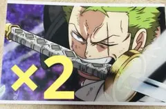 ONE PIECE ゾロ　入場者特典　ポストカード　イラスト　2枚セット
