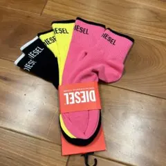 DIESEL ディーゼル ソックス 3足セット Mサイズ