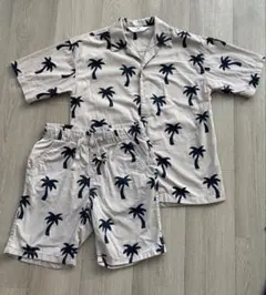 H&M 半袖シャツ ショートパンツ セットアップ
