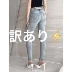 値下げ不可　GYDA ハイウエスト スキニーデニムパンツのサムネイル