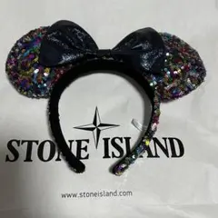 ディズニー スパンコール ミッキーマウスカチューシャ