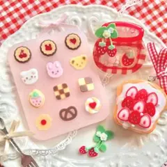 シリコンモールド　ビスケット　クッキー　チョコ　デコレーション　装飾　封入パーツ