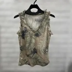 GRACE CONTINENTAL フリルノースリーブ　 レディース　日本製