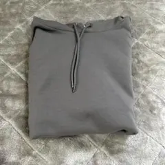 グレー フード付き スウェットパーカーM