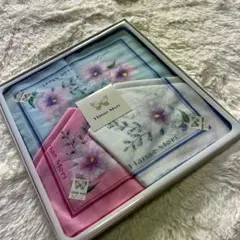 新品未使用 HANAE MORI ハンカチ 3枚セット箱なし