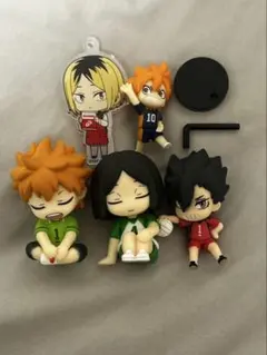 ハイキュー!! ミニフィギュア 5つセット おねむたん チョコエッグ等