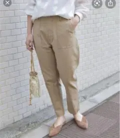 ジャーナルスタンダードレリューム　ベイカーパンツ　38サイズ　ベージュ