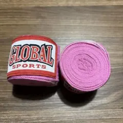 GLOBAL SPORTS ピンク バンテージ ボクシング