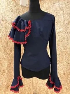 フラメンコ　ブラウス　HERMOSA HERMOSA フラメンコブラウス