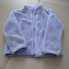 薄紫 フリースジャケット