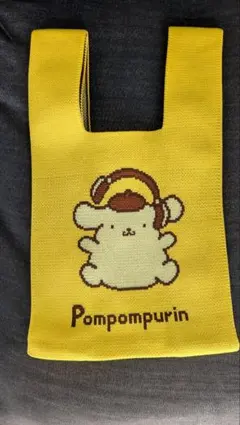 폼폼푸린 ニットバッグ ミニトート