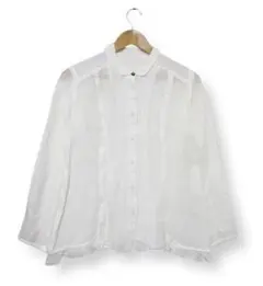 【未使用】センソユニコ io comme io イオコムイオ長袖シャツ 白 M