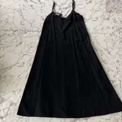 Fashion ブラック キャミワンピース