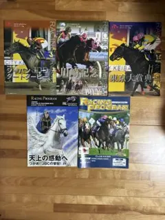 レーシングプログラム 5部セット ジャパンダートダービー 東京大賞典 川崎記念他