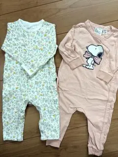 【アプレレクール　H&M】未使用　カバーオール 2点セット