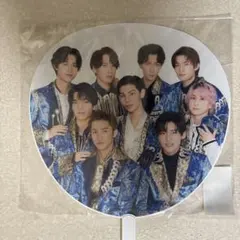 アイドル うちわ グループ写真 9人