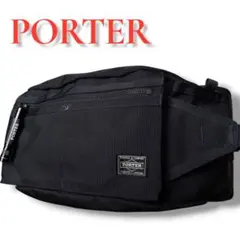 美品✨PORTER ポーター ヒート ウエストポーチ ボディバッグ タンカー L