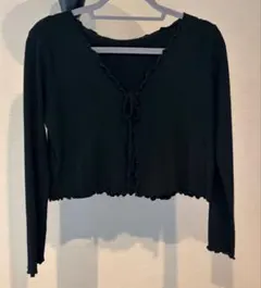 フリルカーディガン