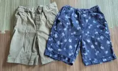 ユニクロ　ショートパンツ　男の子　半ズボン　130