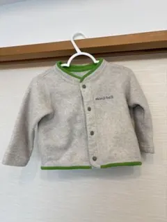mont-bell Baby's 80 アウター グレー/グリーン