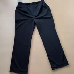 レディース ブラック イージーパンツ ウエストゴム　LLサイズ