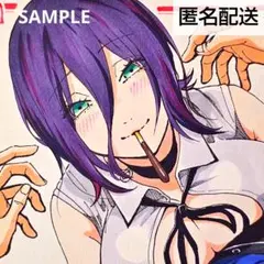 手描き アナログ イラスト 色紙 ファンアート レゼ　コピック　ポッキーの日　②
