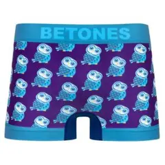 【BETONES】FUKUFUKU 緑 メンズ ボクサーパンツ フクロウ 鳥 絵のサムネイル